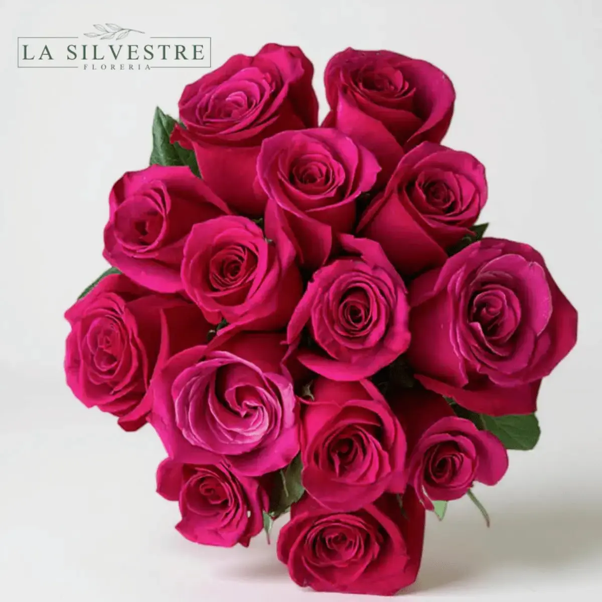 RAMO DE ROSAS FUCSIA| Flores a domicilio | Florería La Silvestre