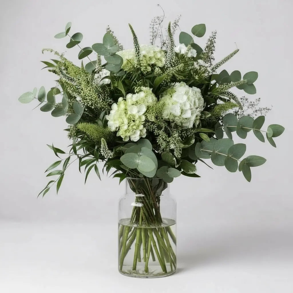 RAMO SILVESTRE PURA CON HORTENSIAS