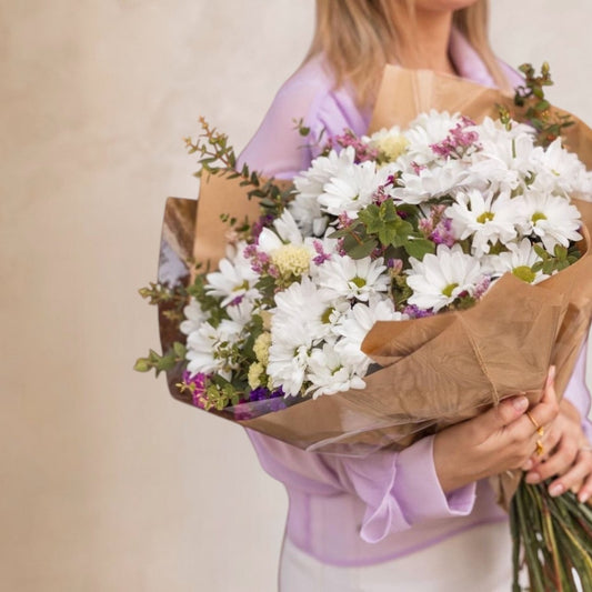 Mable Margarita fresca a domicilio en Santiago, flor silvestre ideal para ramos alegres, entrega rápida