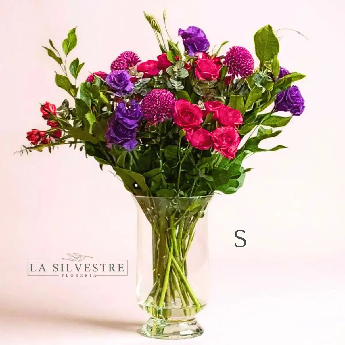   ARREGLOS FLORALES PARA CUMPLEAÑOS CARMESI| Flores a domicilio | Florería La Silvestre