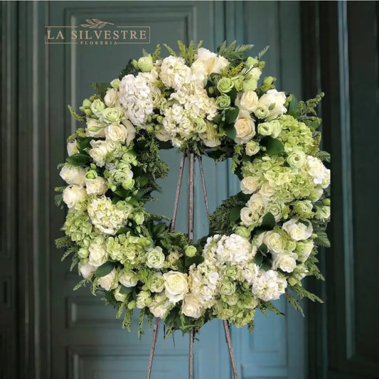   CORONA DE FLORES DELUXE| Flores a domicilio | Florería La Silvestre