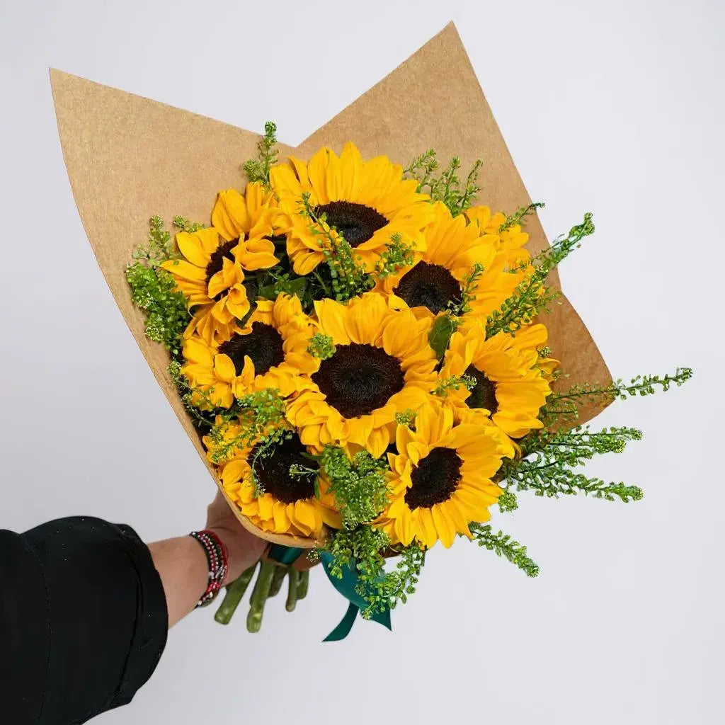 Flores a domicilio | Florería La Silvestre | RAMO DE GIRASOLES