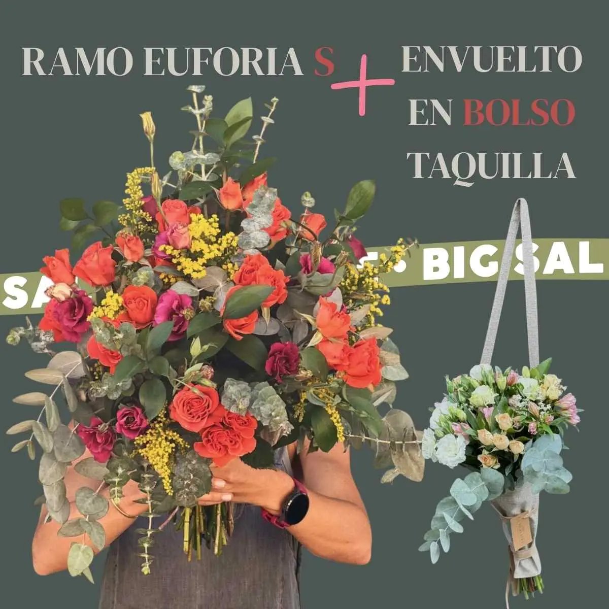 💕PACK SAN VALENTIN💕  RAMOS S + BOLSO