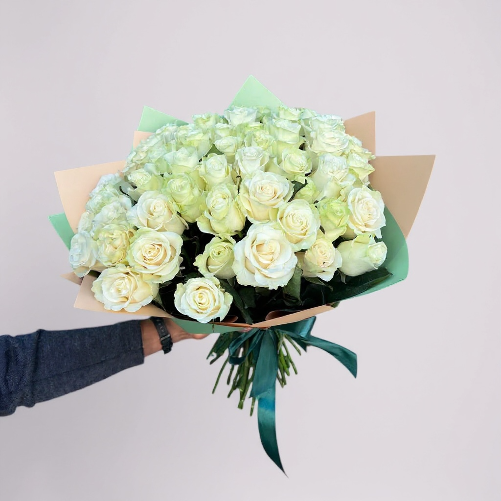 RAMO DE ROSAS BLANCAS